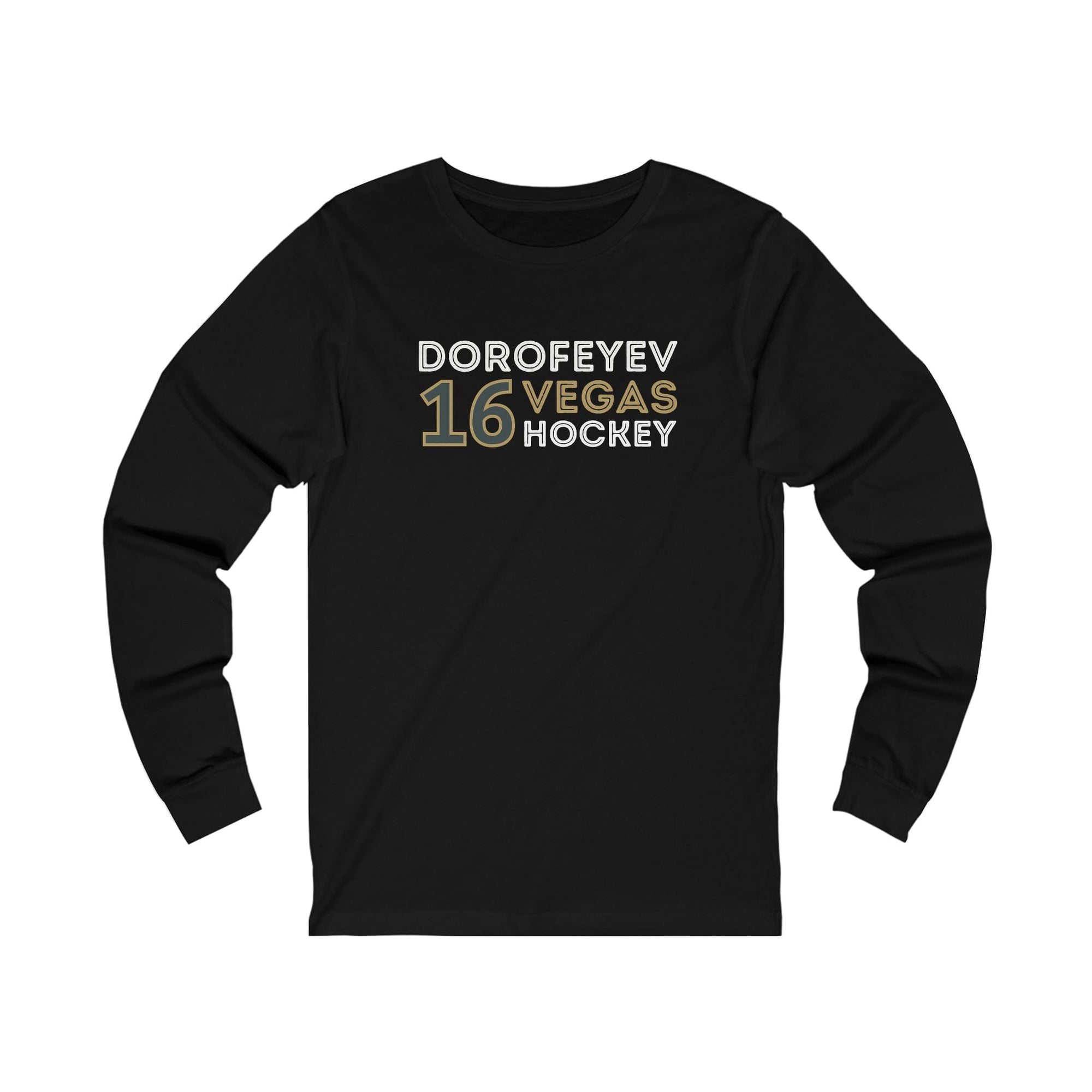 Long-sleeve Pavel Dorofeyev Shirt 16 Vegas Hockey Grafitti Wall Design Unisex Jersey Long Sleeve