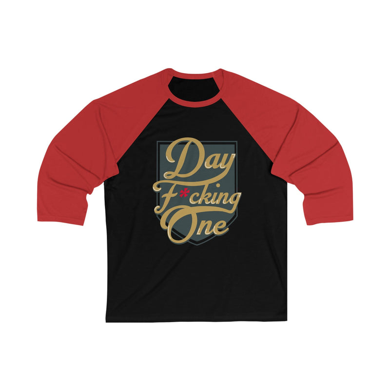 "Day F*cking One" William Karlsson Vegas Golden Knights Unisex Baseball Raglan Shirt (Front Design Only)