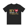 T-Shirt My Heart Belongs to Mantha Unisex Jersey Short Sleeve Tee