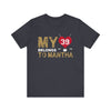T-Shirt My Heart Belongs to Mantha Unisex Jersey Short Sleeve Tee