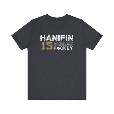 T-Shirt Noah Hanifin T-Shirt 15 Vegas Hockey Unisex Jersey