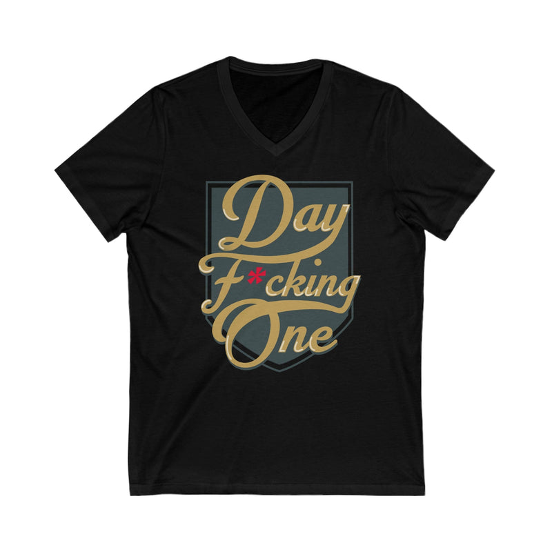 "Day F*cking One" William Karlsson Parade MVP Vegas Golden Knights Unisex V-Neck T-Shirt