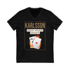 V-neck Karlsson 71 Poker Cards Unisex V-Neck Tee