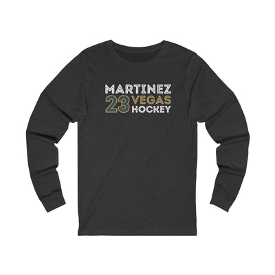 Long-sleeve Alec Martinez Shirt 23 Vegas Hockey Grafitti Wall Design Unisex Jersey Long Sleeve