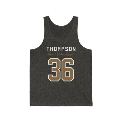 Logan Thompson 36 Vegas Golden Knights Unisex Jersey Tank Top