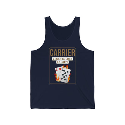 Tank Top Carrier 28 Poker Cards Unisex Jersey Tank Top