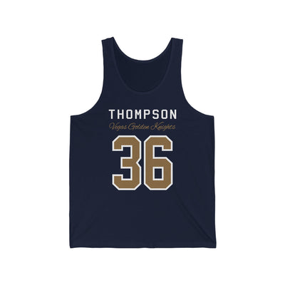 Logan Thompson 36 Vegas Golden Knights Unisex Jersey Tank Top