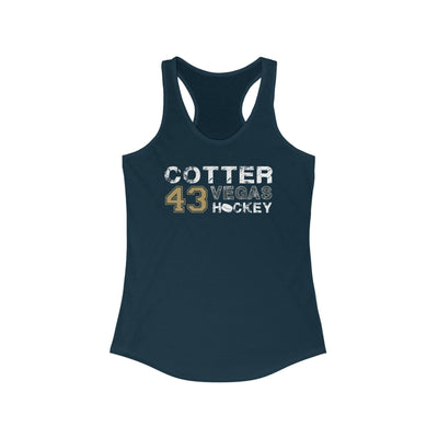 Tank Top Cotter 43 Vegas Hockey Women's Ideal Racerback Tank Top