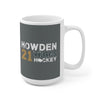 Mug Howden 21 Vegas Hockey Ceramic Coffee Mug In Gray, 15oz