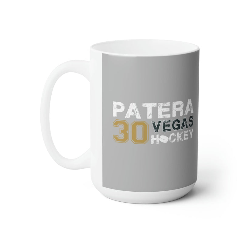 Mug Patera 30 Vegas Hockey Ceramic Coffee Mug In Gray, 15oz