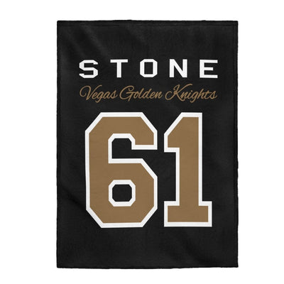 All Over Prints 30" × 40" Stone 61 Vegas Golden Knights Velveteen Plush Blanket