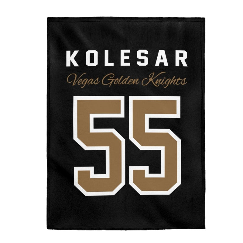 All Over Prints Kolesar 55 Vegas Golden Knights Velveteen Plush Blanket