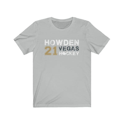 T-Shirt Ash / S Howden 21 Vegas Hockey Unisex Jersey Tee