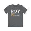 T-Shirt Asphalt / S Roy 10 Vegas Hockey Unisex Jersey Tee