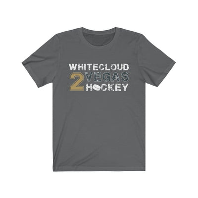 T-Shirt Asphalt / S Whitecloud 2 Vegas Hockey Unisex Jersey Tee