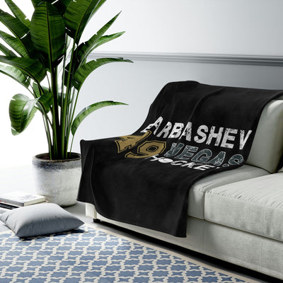 All Over Prints Barbashev 49 Vegas Hockey Velveteen Plush Blanket