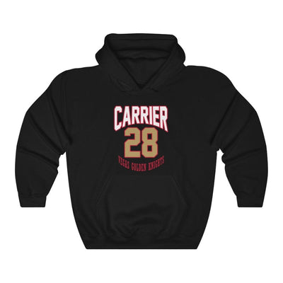 Hoodie Black / L Carrier 28 Vegas Golden Knights Retro Unisex Hooded Sweatshirt