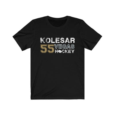T-Shirt Black / L Kolesar 55 Vegas Hockey Unisex Jersey Tee