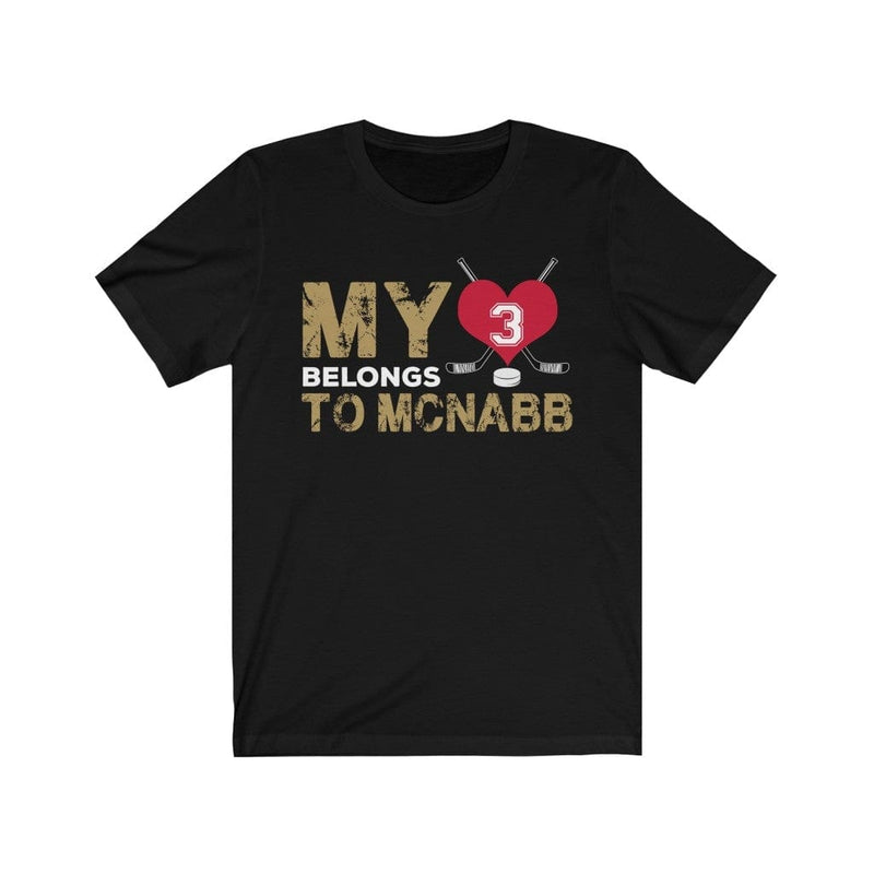 T-Shirt My Heart Belongs To McNabb Unisex Jersey Tee