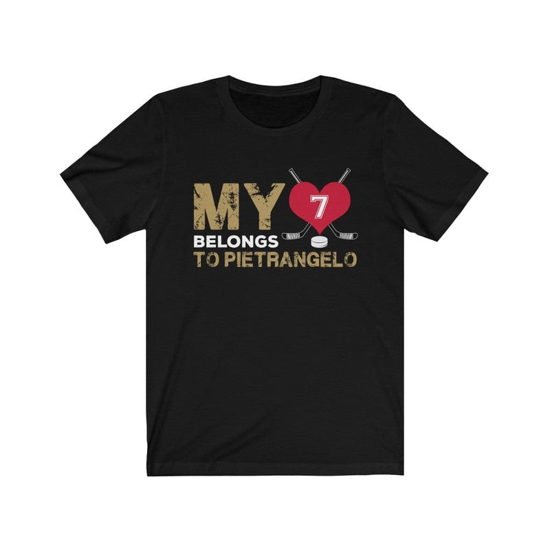 T-Shirt My Heart Belongs To Pietrangelo Unisex Jersey Tee