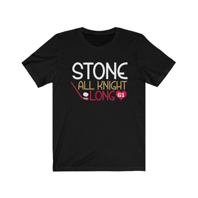 T-Shirt Black / L Stone All Knight Long Unisex Jersey Tee