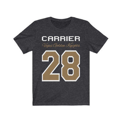 T-Shirt Dark Grey Heather / S Carrier 28 Unisex Jersey Tee