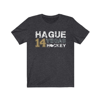 T-Shirt Dark Grey Heather / S Hague 14 Vegas Hockey Unisex Jersey Tee