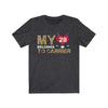 T-Shirt Dark Grey Heather / S My Heart Belongs To Carrier Unisex Jersey Tee