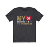 T-Shirt Dark Grey Heather / S My Heart Belongs To Thompson Unisex Jersey Tee