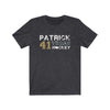 T-Shirt Dark Grey Heather / S Patrick 41 Vegas Hockey Unisex Jersey Tee