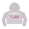 Hoodie Lehner All Knight Long Women's Cropped Hooded Sweatshirt