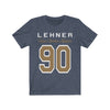 T-Shirt Heather Navy / S Lehner 90  Unisex Jersey Tee