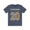 T-Shirt Heather Navy / S Stephenson 20  Unisex Jersey Tee
