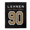 All Over Prints Lehner 90 Vegas Golden Knights Velveteen Plush Blanket