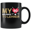 Drinkware My Heart Belongs To Lehner Lehner 90 Vegas Golden Knights Coffee Mugs, 11 oz.