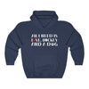 Hoodie "All I Need Is Love, Hockey And A Dog" Unisex Hooded Sweatshirt