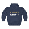 Hoodie Navy / S Knight Shift Unisex Hooded Sweatshirt