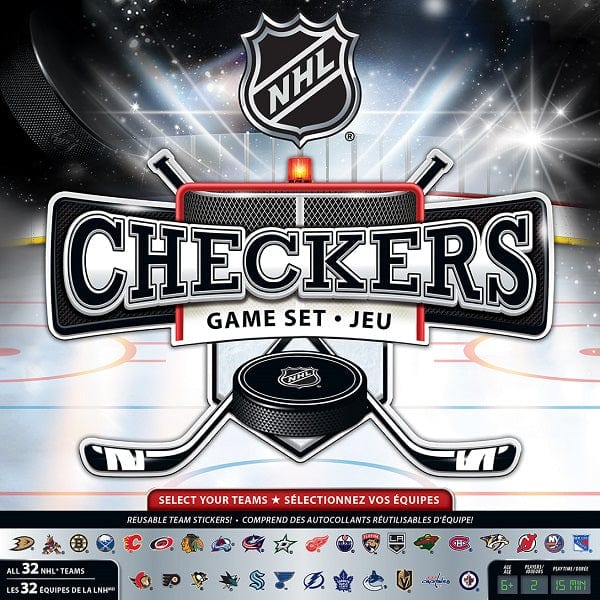 NHL Checkers Game Full League Version (Includes Vegas Golden Knights)