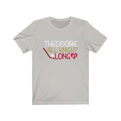 T-Shirt Silver / S Theodore All Knight Long Unisex Jersey Tee