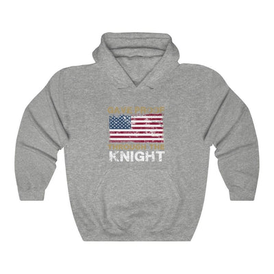 Hoodie Sport Grey / S Gave Proof Through The Knight Unisex Hooded Sweatshirt