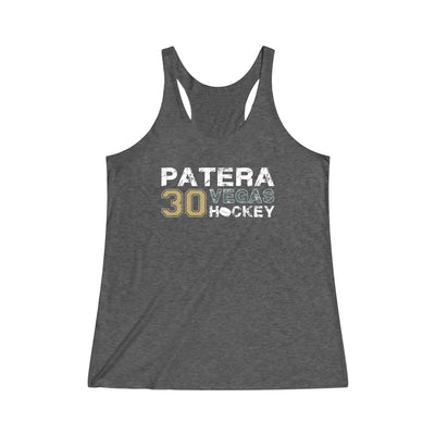 Patera 30 Vegas Hockey Women's Tri-Blend Racerback Tank Top