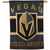 Vegas Golden Knights Team Logo Vertical Flag