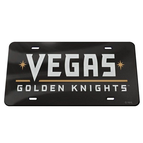 Vegas Golden Knights Wordmark Acrylic License Plate
