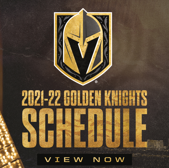 Vegas Golden Knights Release 2021-2022 Schedule For Season Five