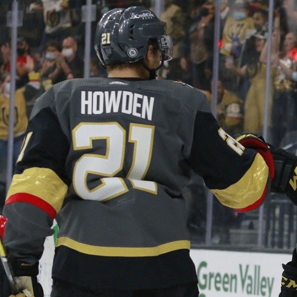 Brett Howden #21 Vegas Golden Knights Gold Jersey Home Authentic - With  2023 Stanley Cup Patch