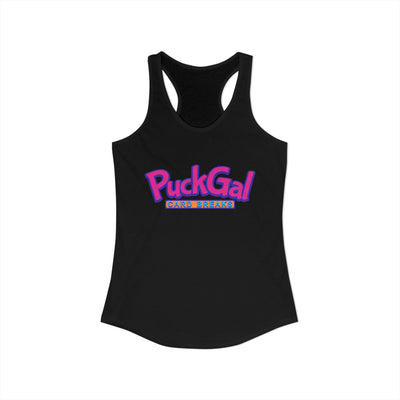 Puck Gal Card Breaks Racerback Tank Top