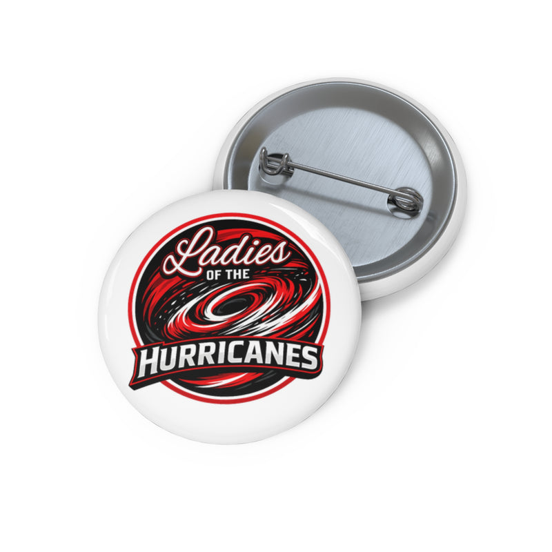 "Ladies of the Hurricanes" Metal Pin Buttons