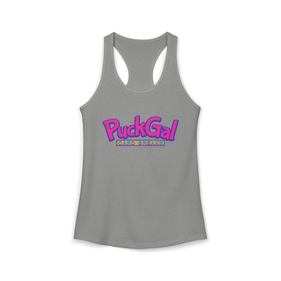 Puck Gal Card Breaks Racerback Tank Top