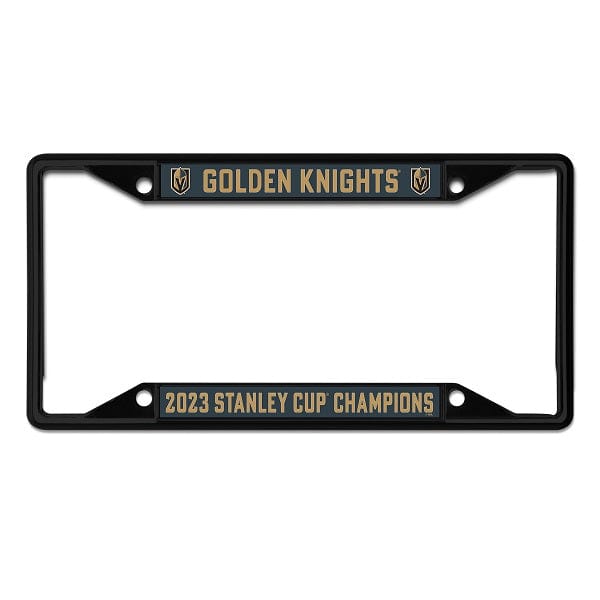 2023 Stanley Cup Champions Vegas Golden Knights Colored Metal License Plate Frame