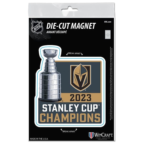 2023 Stanley Cup Champions Vegas Golden Knights Die-Cut Magnet, 3x5 Inch